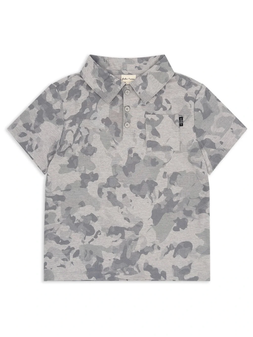 Feather 4 Arrow Feel Good Tech Polo - Size 4/5 NEW! Camo